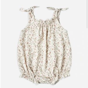 shoulder tie bubble romper - Rylee+ Cru